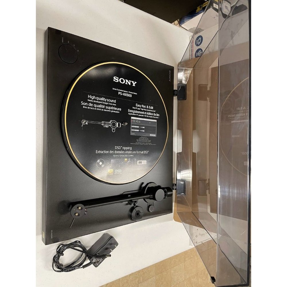 Sony Stereo Turntable System PS-HX500 Record & Edit DSD Ripping Excellent Sound! - Picture 3 of 12